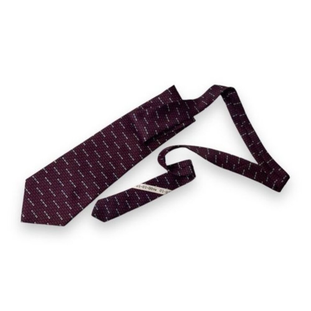 VTG 01-01-00 Mens The Mark of the Millennium Y2K Handmade Necktie
